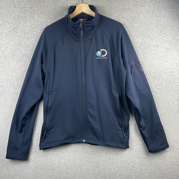 The North Face Other - The North Face Jacket Mens Large Blue Mountain Peaks Full Zip Fleece Track